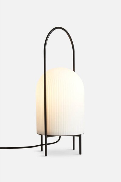 Lampa Stołowa Woud, biały, salon, szkło