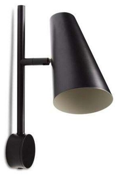 Lampa Ścienna Woud, czarny, salon, metal