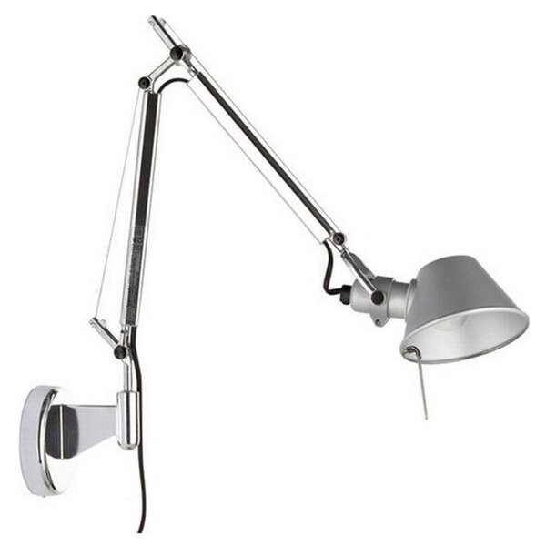 Lampa Ścienna Artemide, metaliczny, gabinet | pracownia, aluminium, design