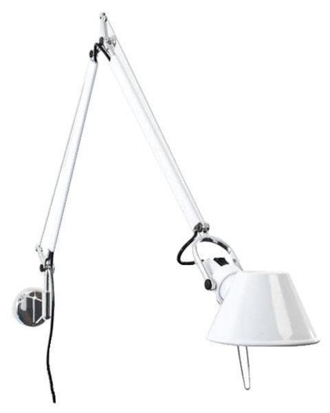 Lampa Ścienna Artemide, biały, gabinet | pracownia, aluminium, design