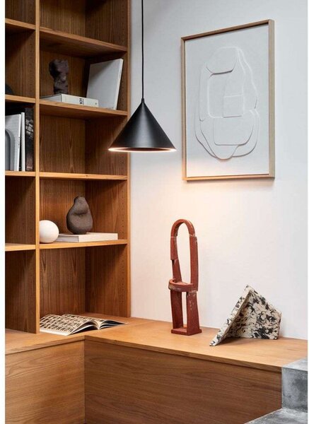Lampa Wisząca Woud, czarny, jadalnia, aluminium