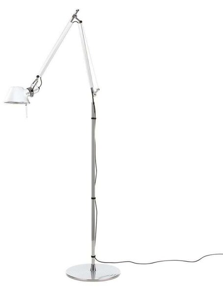 Lampa Podłogowa Artemide, metaliczny, salon, aluminium, design