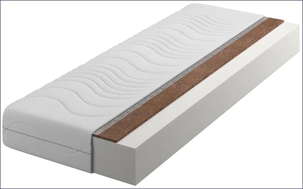 Materac piankowo-kokosowy z pokrowcem 140x200 B5-C27