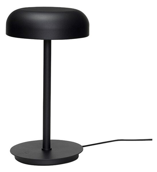 Lampa Stołowa Hübsch, ściemnialny, czarny, salon, tworzywo sztuczne