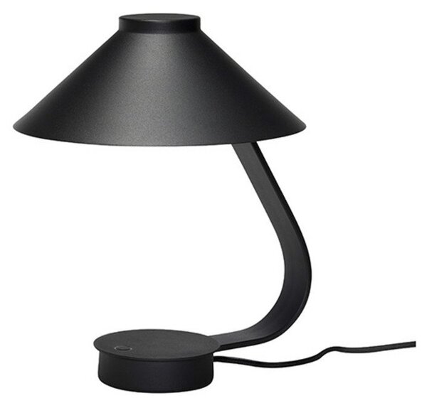 Lampa Stołowa Hübsch, ściemnialny, czarny, salon, metal