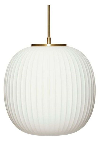 Serene Lampa Wisząca Ø32 Opal/Brass - Hübsch