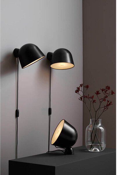 Lampa Ścienna Woud, czarny, salon, metal
