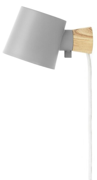 Lampa Ścienna Normann Copenhagen, szary, salon, metal