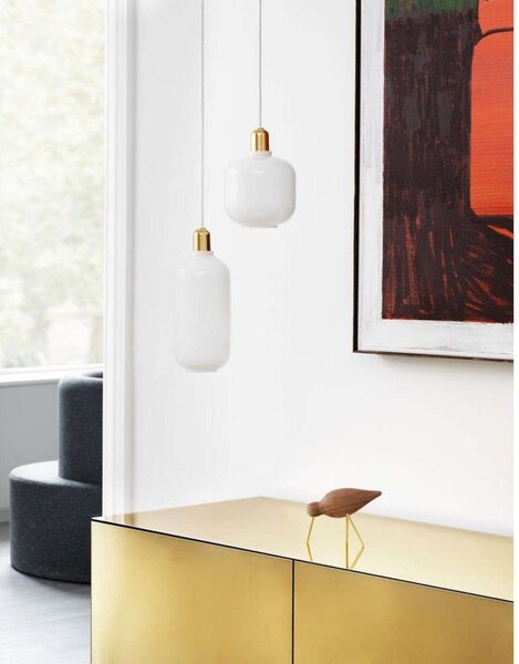 Amp Lampa Wisząca Large Biało/Biała - Normann Copenhagen