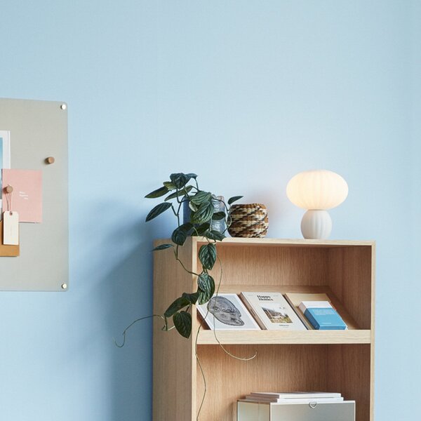 Lampa Stołowa Hübsch, Kumu, biały, salon, szkło, design