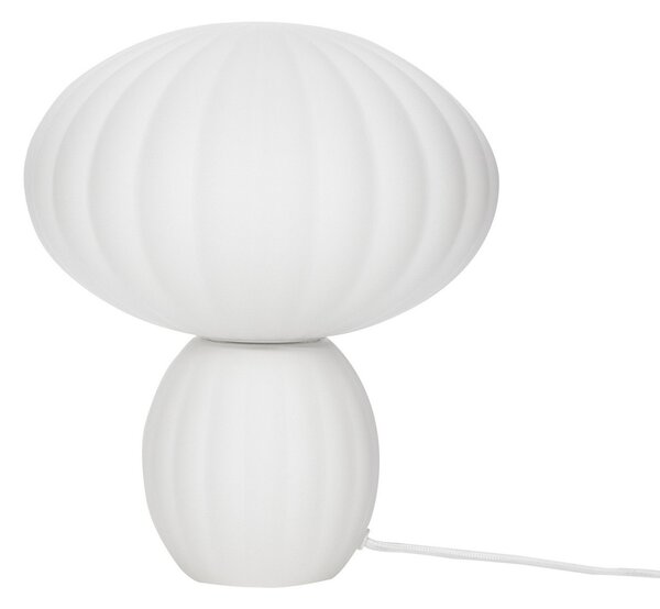 Lampa Stołowa Hübsch, Kumu, biały, salon, szkło, design