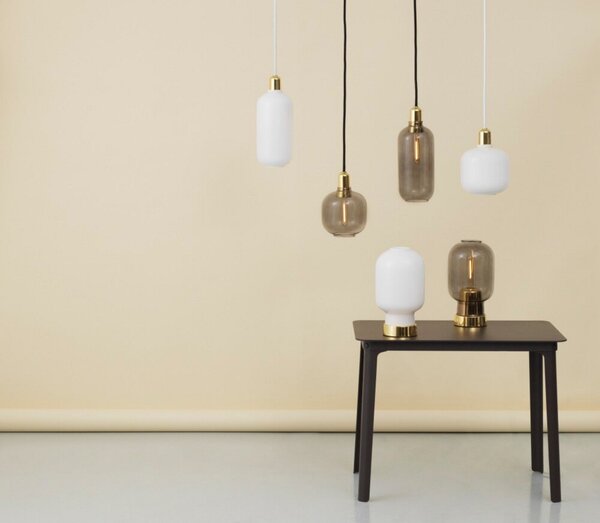 Lampa Wisząca Normann Copenhagen, szary, salon, szkło
