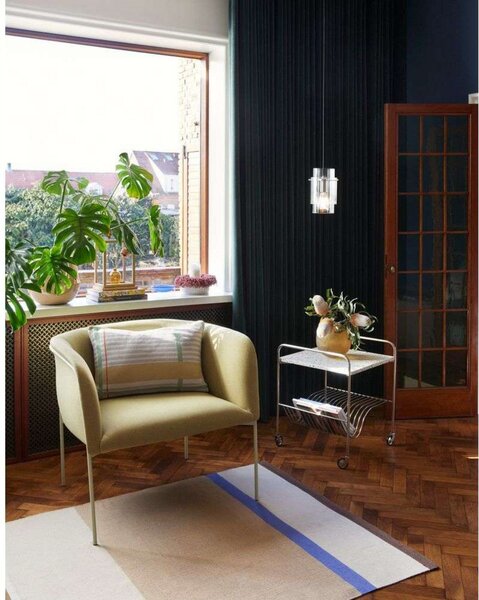 Lampa Wisząca Hübsch, transparentny, salon, szkło, vintage