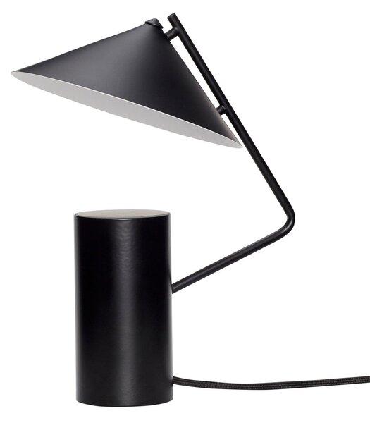 Lampa Stołowa Hübsch, Sen, czarny, salon, metal, design