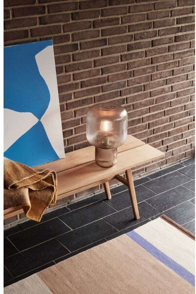 Lampa Stołowa Hübsch, szary, salon, szkło