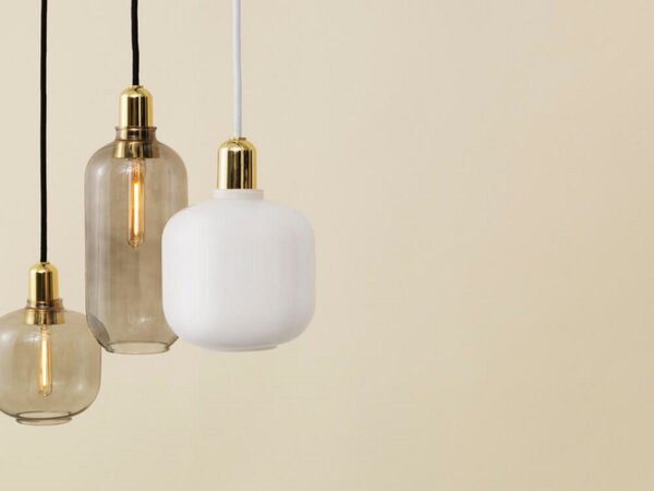 Lampa Wisząca Normann Copenhagen, transparentny, salon, szkło