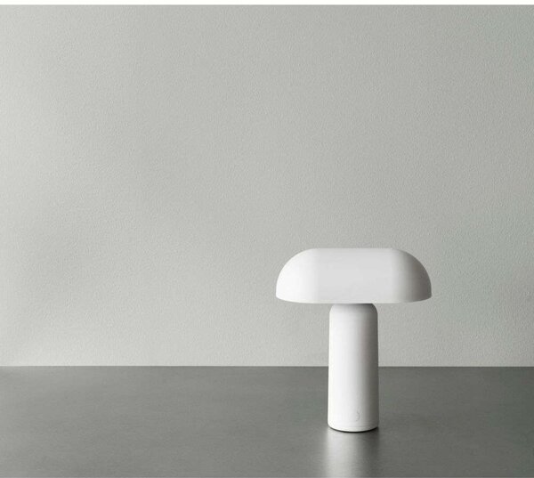 Lampa Stołowa Normann Copenhagen, ściemnialny, biały, salon, tworzywo sztuczne