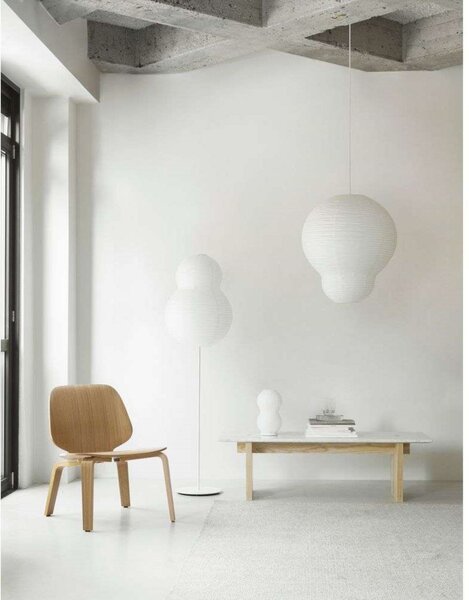 Lampa Podłogowa Normann Copenhagen, biały, salon, papier | karton