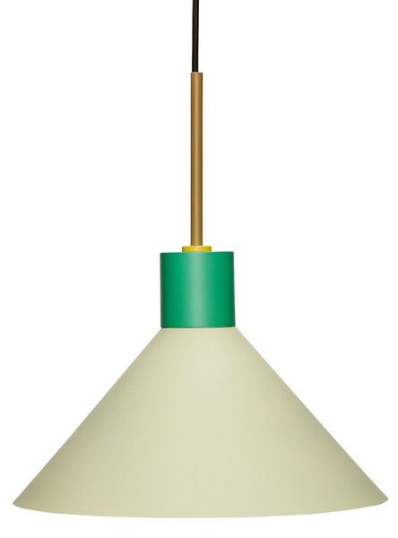 Lampa Wisząca Hübsch, Crayon, ściemnialny, zielony, jadalnia, metal, design