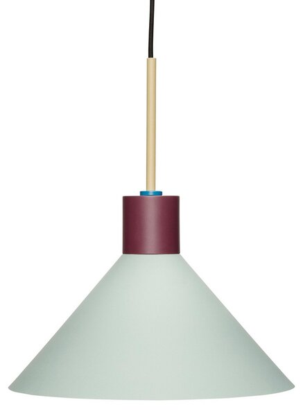 Lampa Wisząca Hübsch, Crayon, ściemnialny, niebieski, jadalnia, metal, design