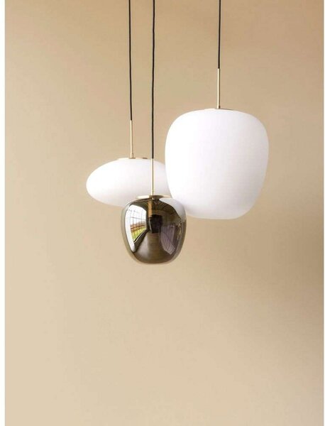 Lampa Wisząca Hübsch, szary, salon, metal
