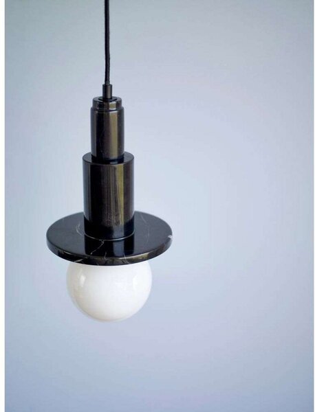 Lampa Wisząca Hübsch, niebieski, salon, metal