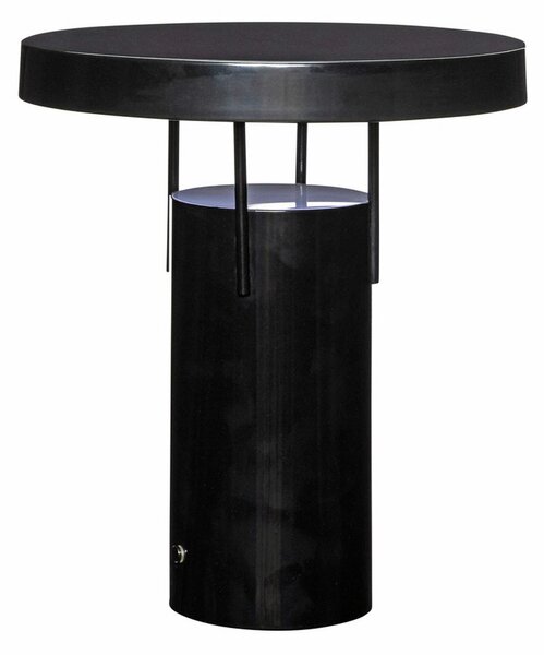 Lampa Stołowa Hübsch, BringMe, ściemnialny, czarny, taras, metal