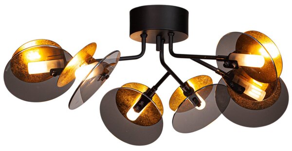 Lampa Sufitowa By Rydéns, Turno, ściemnialny, czarny, salon, metal, design