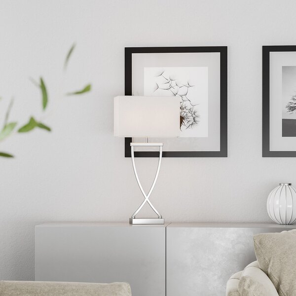 Lampa Stołowa By Rydéns, Omega, metaliczny, salon, tkanina | tekstylia, nowoczesny