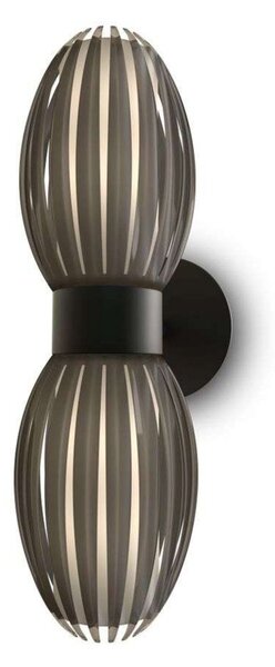 Tentacle Lampa Ścienna Duo Black/Smoke - Herstal