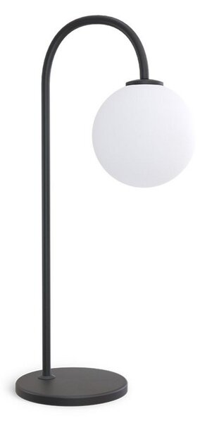 Lampa Stołowa Herstal, czarny, salon, metal
