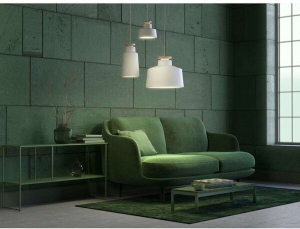 Lampa Wisząca Herstal, biały, jadalnia, metal