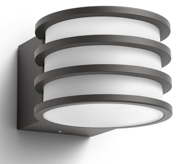 Zewnętrzna Lampa Philips Hue, Philips Hue Lucca, ściemnialny, czarny, metal, nowoczesny