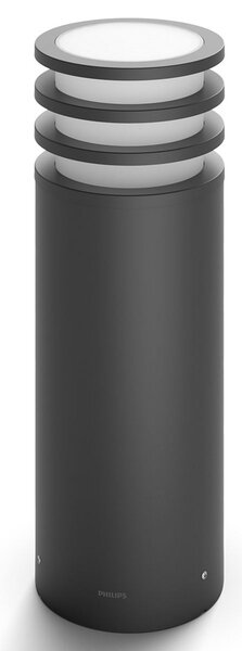 Zewnętrzna Lampa Philips Hue, Philips Hue Lucca, ściemnialny, czarny, metal, nowoczesny