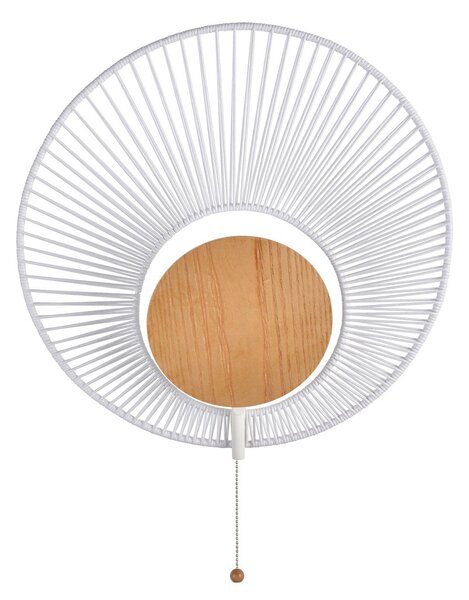 Lampa Ścienna Forestier, Oyster, ściemnialny, biały, salon, metal, design