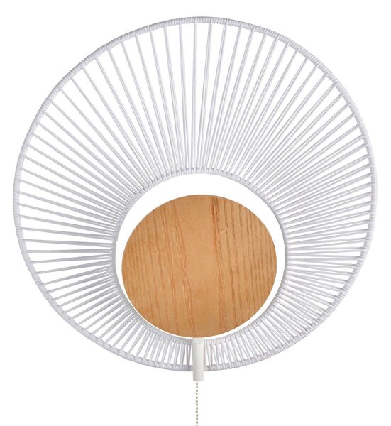 Lampa Ścienna Forestier, Oyster, ściemnialny, biały, salon, metal, design
