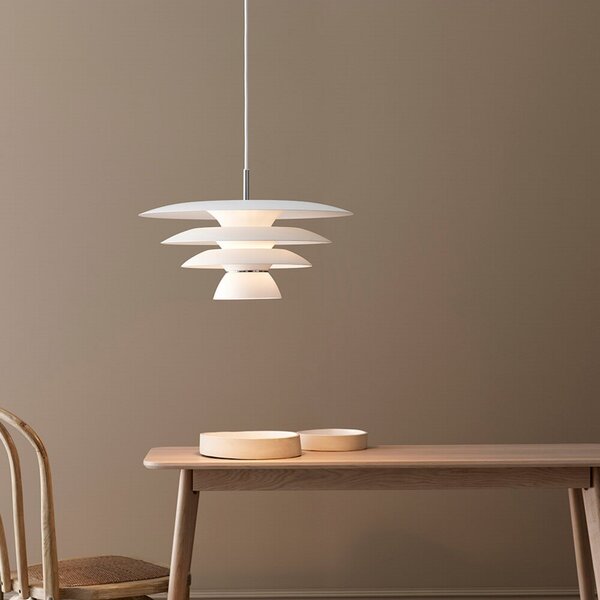 Lampa Wisząca Belid, biały, jadalnia, metal
