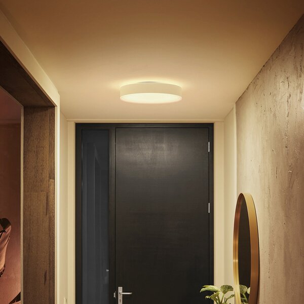 Lampa Sufitowa Philips Hue, Philips Hue, ściemnialny, biały, salon, metal, nowoczesny