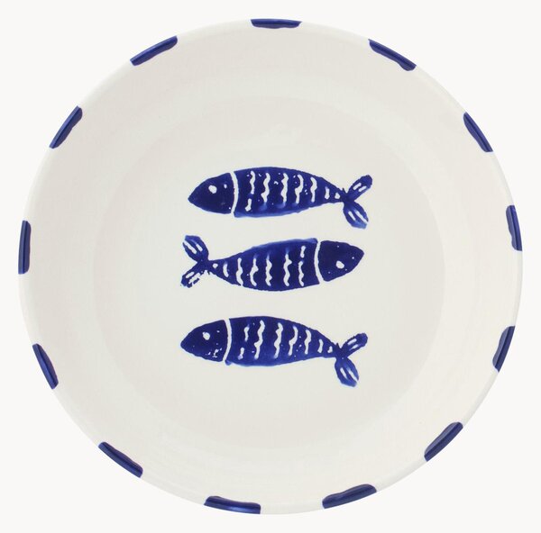 Talerz głęboki z ceramiki Fish