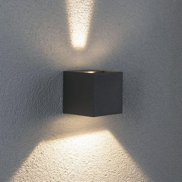Zewnętrzna Lampa Paulmann, Cybo, szary, metal, nowoczesny