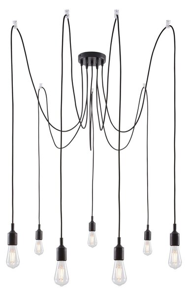 Lampa Wisząca Paulmann, Neordic Ketil, ściemnialny, czarny, salon, tworzywo sztuczne, skandynawski