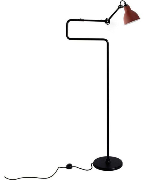 Lampa Podłogowa Lampe Gras, czerwony, salon, metal