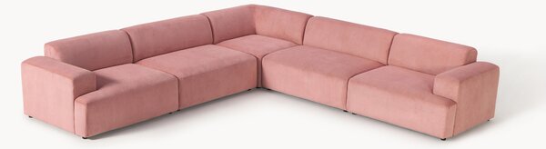 Sofa narożna XL ze sztruksu Melva