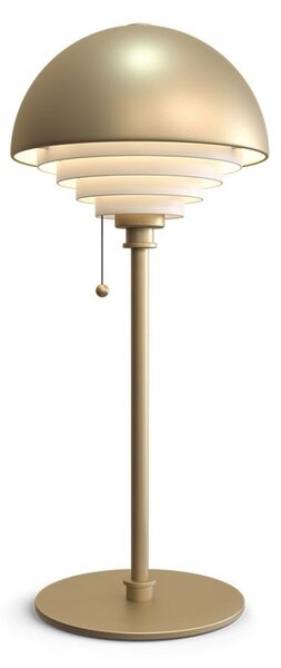 Lampa Stołowa Herstal, złoty | mosiężny, salon, metal