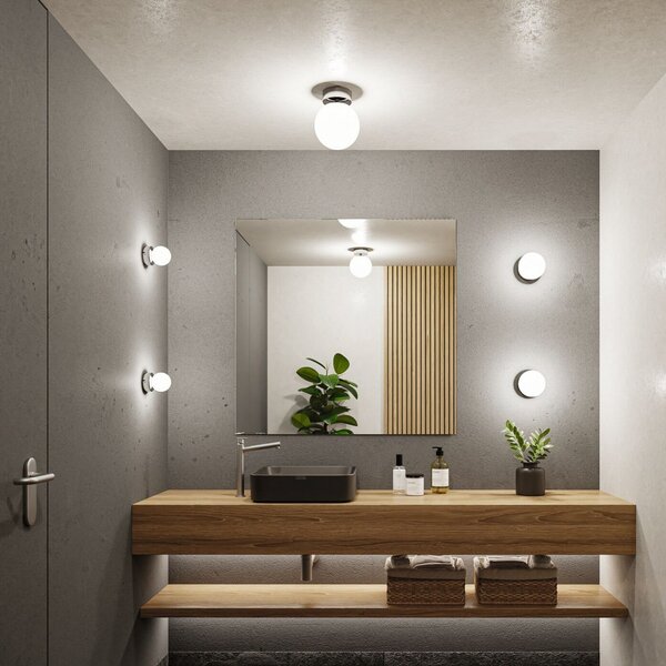 Lampa Sufitowa Paulmann, Gove, ściemnialny, metaliczny, salon, szkło, nowoczesny