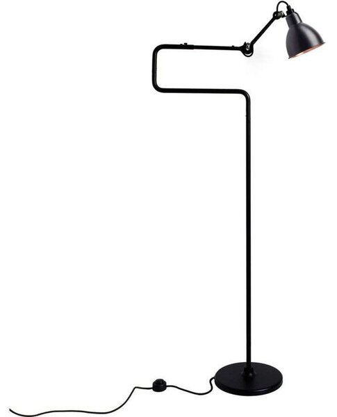 411 Lampa Podłogowa Czarno/Czarna/Miedź - Lampe Gras