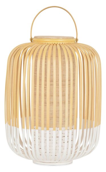 Lampa Stołowa Forestier, Take A Way M, ściemnialny, biały, salon, bambus, design