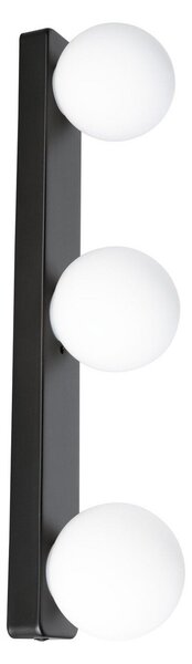 Lampa Ścienna Paulmann, Gove, ściemnialny, czarny, salon, szkło, nowoczesny