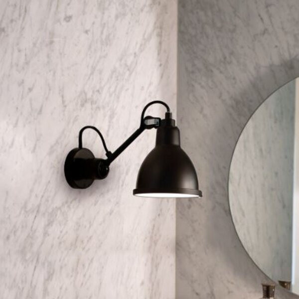 Lampa Ścienna Lampe Gras, czarny, łazienka, metal, design