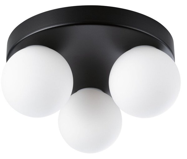 Lampa Sufitowa Paulmann, Gove, ściemnialny, czarny, salon, szkło, nowoczesny